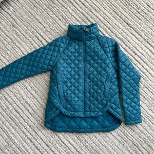 ATHLETA Womens Whisper Featherless Puffer ThermoBall Jacket Teal